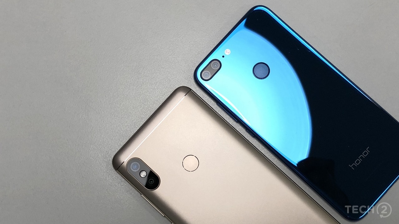 The Xiaomi Redmi Note 5 Pro looks outdated in front of the cheaper Honor 9 Lite. Tech2/Sheldon Pinto