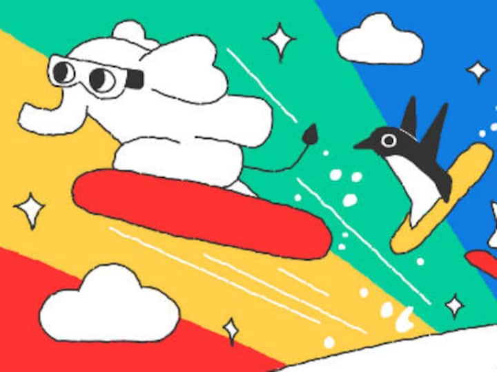 Goodle Doodle celebrates fourth day of Winter Olympics 2018 with animation depicting snowboarding competition