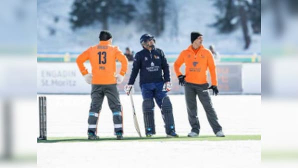 St Moritz Ice Cricket 2018 pushes barrier of mundane with game being played on frozen lake