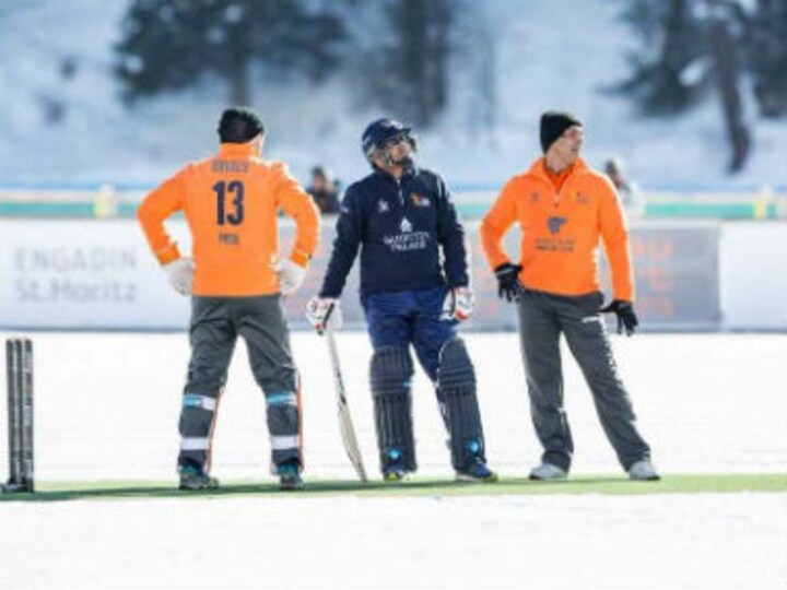 St Moritz Ice Cricket 2018 pushes barrier of mundane with game being played on frozen lake