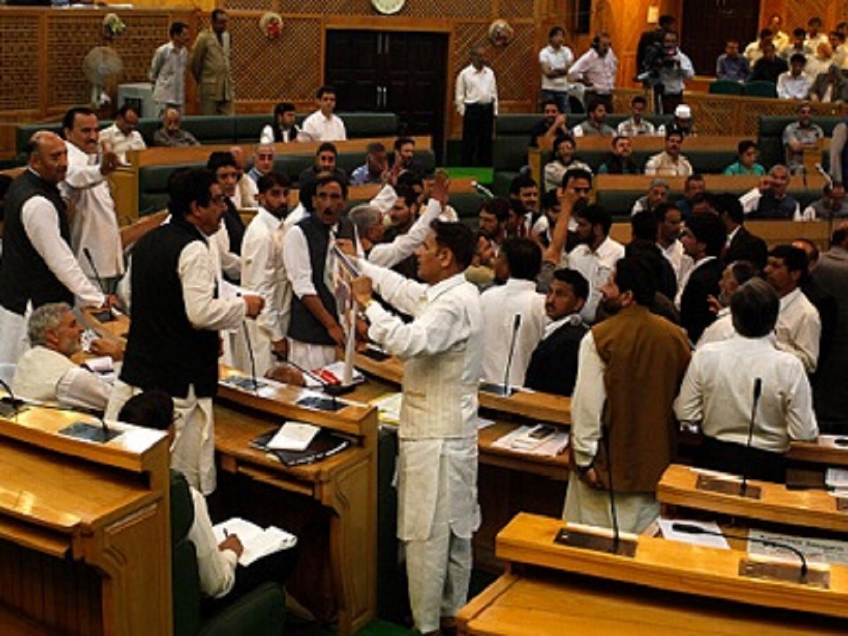 Jammu And Kashmir Assembly Adjourned As National Conference Congress