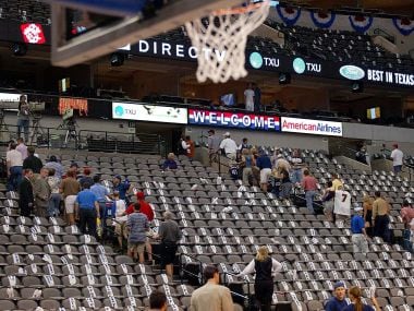 File image of Dallas Mavericks' American Airlines Center. AFP
