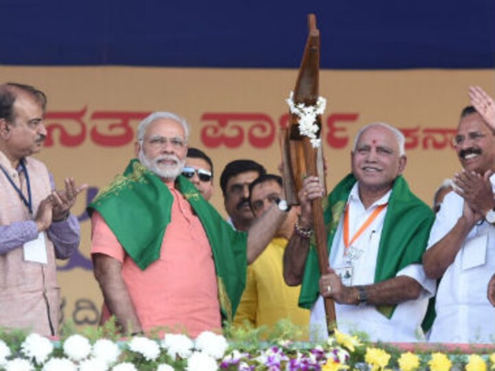 In poll-bound Karnataka, Narendra Modi says Sardar Patel statue in Gujarat will be a 'tribute to millions of farmers'