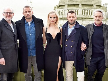 Red Sparrow star Jennifer Lawrence hits back after 'sexist' criticism of her Versace dress at promotional event Red Sparrow star Jennifer Lawrence hits back after 'sexist' criticism of her Versace dress at promotional event