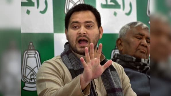 Tejashwi Yadav slams Sushil Modi for attending Jagannath Mishra's book launch, asks if only 'backward thieves' guilty for BJP