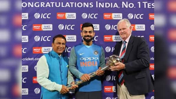 ICC presents Virat Kohli with ICC Test Championship mace as India retain top spot in rankings