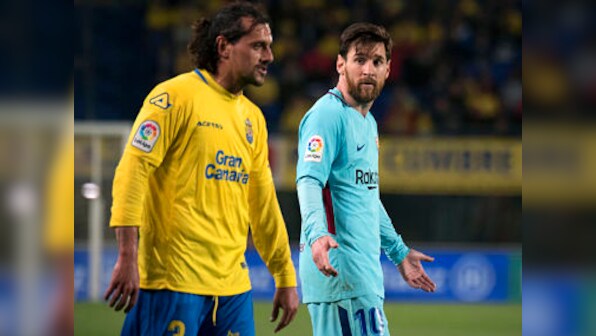 La Liga: 'Invisible penalty' denies Barcelona win against lowly Las Palmas, lead cut to five points