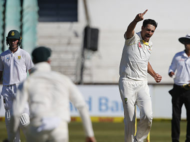 South Africa vs Australia: Mitchell Starc's quick-fire innings, five-wicket haul propels visitors to 189-run lead South Africa vs Australia: Mitchell Starc's quick-fire innings, five-wicket haul propels visitors to 189-run lead