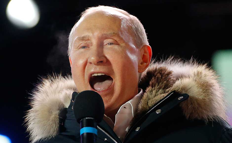 Vladimir Putin Wins Fourth Presidential Term Gains Massive Mandate By