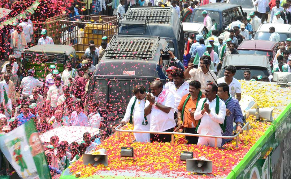 The EC on Tuesday announced a single-phase election for the 224-member Karnataka Legislative Assembly on 12 May, with the counting of votes to be taken up on 15 May. Political parties welcomed the decision and said that they are The EC on Tuesday announced a single-phase election for the 224-member Karnataka Legislative Assembly on 12 May, with the counting of votes to be taken up on 15 May. Political parties welcomed the decision and said that they are