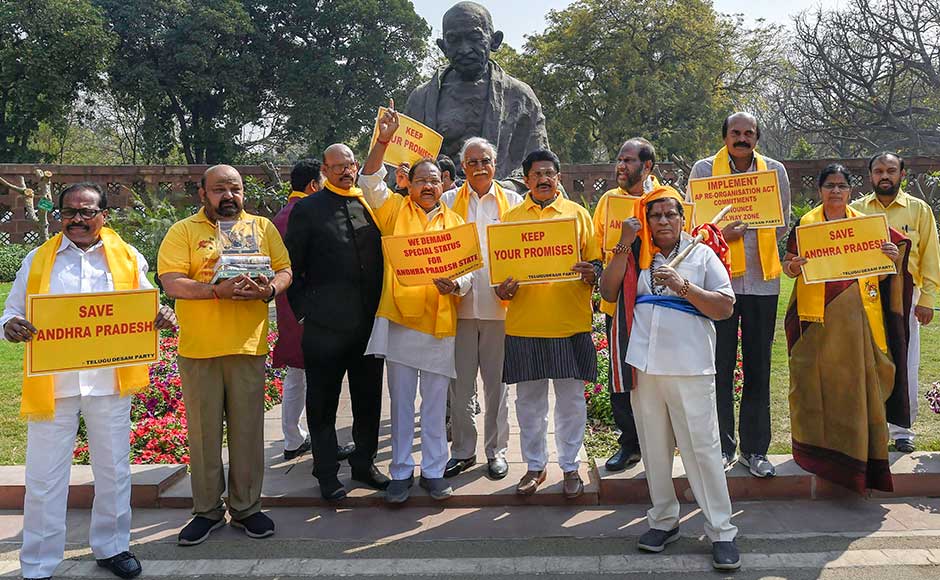 Both the Lok Sabha and the Rajya Sabha witnessed deadlock that began from the start of the second part of the session on 5 March over issues like the special status for Andhra Pradesh. PTI Both the Lok Sabha and the Rajya Sabha witnessed deadlock that began from the start of the second part of the session on 5 March over issues like the special status for Andhra Pradesh. PTI