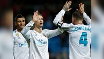La Liga: Real Madrid warm up for Paris Saint-Germain tie with comfortable win over Getafe