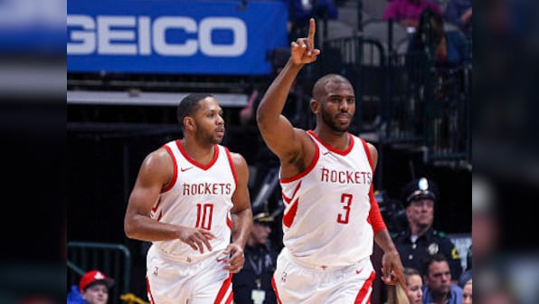 NBA: Rockets clinch Western Conference playoff berth with win over Mavericks; Warriors and Cavaliers lose
