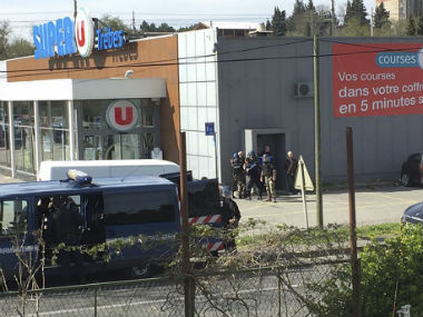 France hostage crisis: Three persons killed in suspected Islamic State attack; PM Edouard Philippe says it is 'terror attack' France hostage crisis: Three persons killed in suspected Islamic State attack; PM Edouard Philippe says it is 'terror attack'