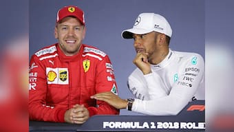 Australian Grand Prix: Lewis Hamilton says he was waiting to 'wipe the smile' off Sebastian Vettel's face