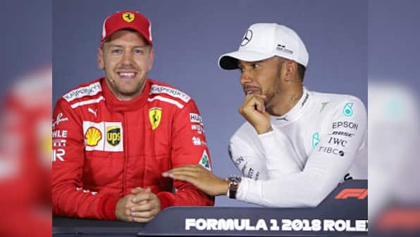 Australian Grand Prix: Lewis Hamilton says he was waiting to 'wipe the smile' off Sebastian Vettel's face