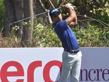 Indian Open 2018: Ajeetesh Sandhu cards solid four-under 68, Anirban Lahiri, Shubhankar Sharma struggle Indian Open 2018: Ajeetesh Sandhu cards solid four-under 68, Anirban Lahiri, Shubhankar Sharma struggle