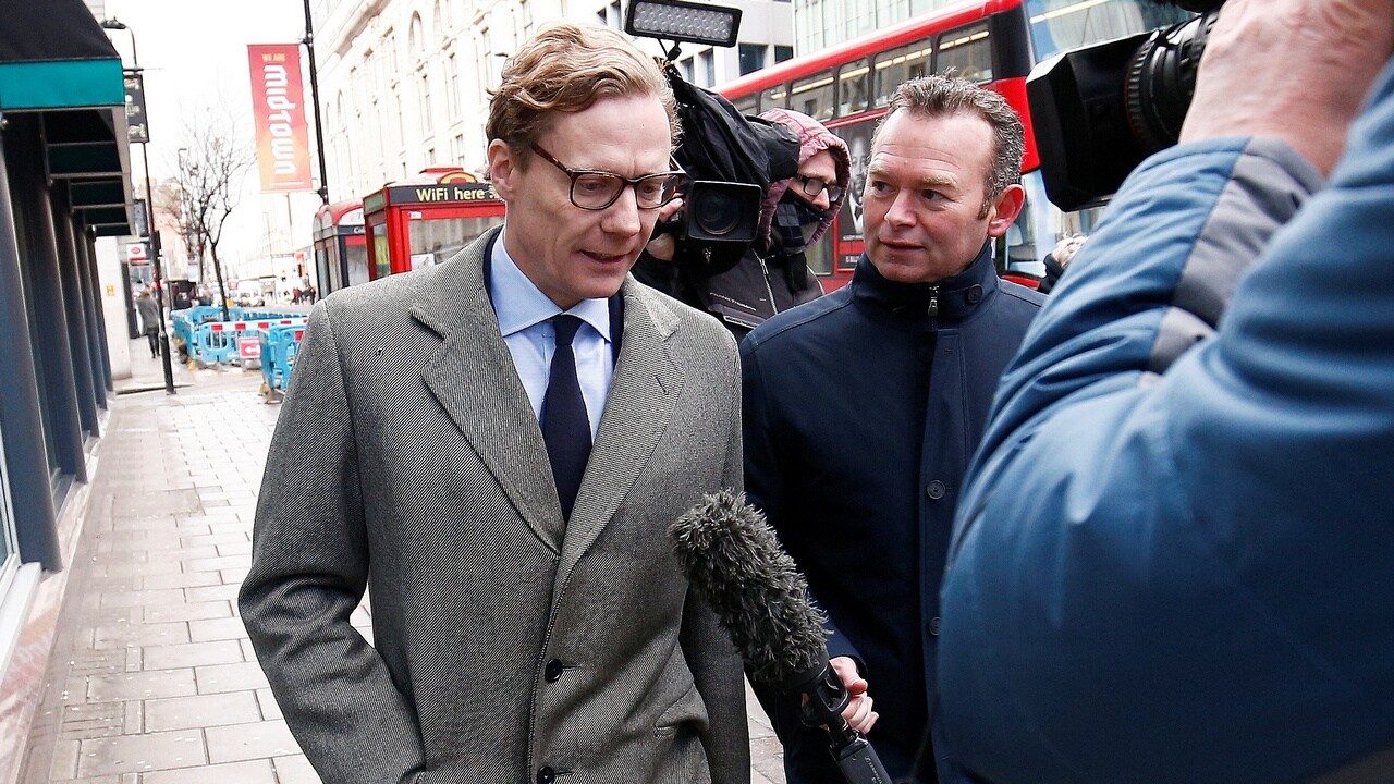 Alexander Nix, CEO of Cambridge Analytica arrives at the offices of Cambridge Analytica, Reuters