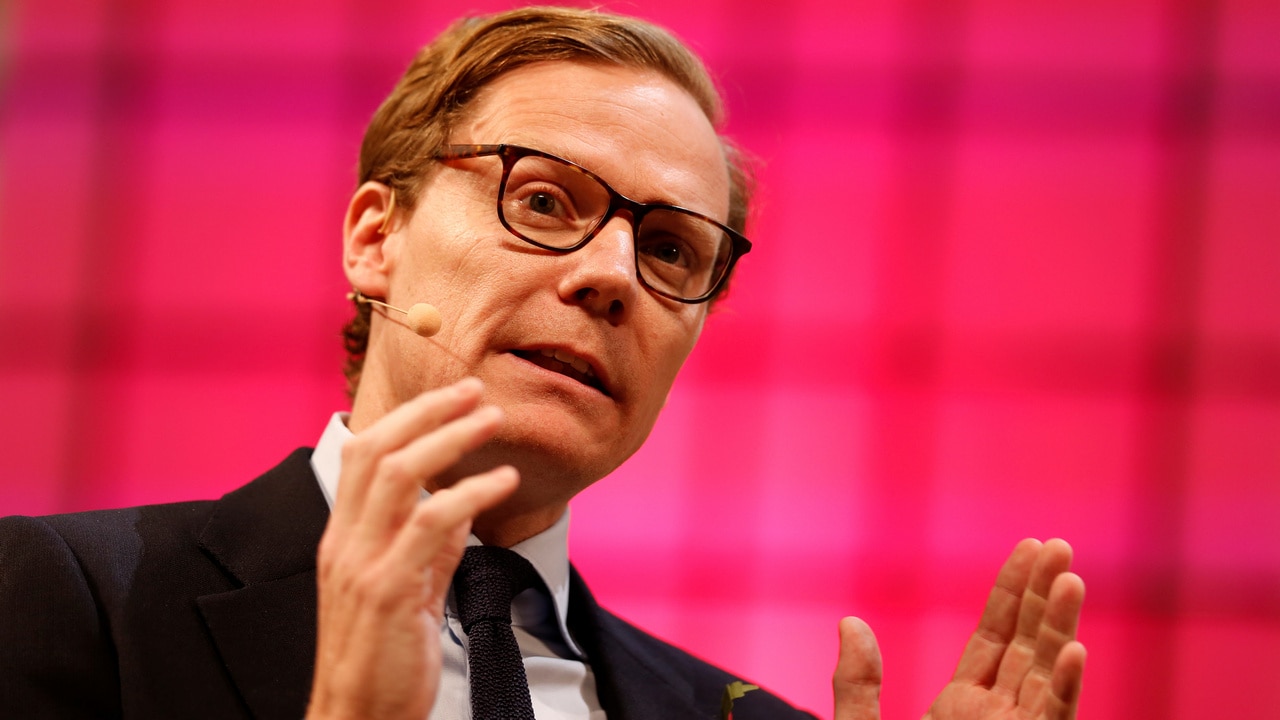 CEO of Cambridge Analytica, Alexander Nix, speaks during the Web Summit, Europe's biggest tech conference, in Lisbon, Portugal, November 9, 2017. REUTERS/Pedro Nunes - RC1CF2B72D80