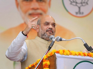 Amit Shah in Karnataka: BJP chief 'heckled' by protesters raising slogans against Ananth Kumar Hegde's anti-Dalit remarks Amit Shah in Karnataka: BJP chief 'heckled' by protesters raising slogans against Ananth Kumar Hegde's anti-Dalit remarks