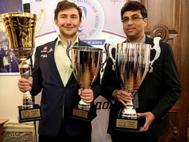 Tal Memorial Chess Day 4: Sergey Karjakin clinches Blitz championship; Viswanathan Anand finishes 9th Tal Memorial Chess Day 4: Sergey Karjakin clinches Blitz championship; Viswanathan Anand finishes 9th