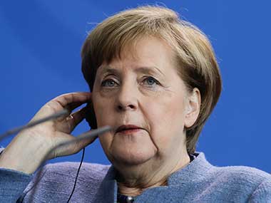 Angela Merkel's coalition under threat after Conservatives warn Social Democrats: 'Germany no blank cheque for Europe' Angela Merkel's coalition under threat after Conservatives warn Social Democrats: 'Germany no blank cheque for Europe'