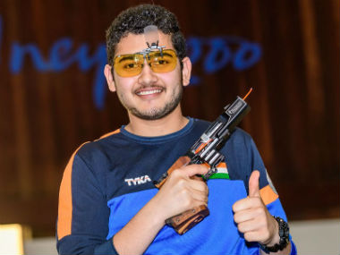 Teen Anish Bhanwala clinches gold in 25m rapid fire pistol, takes India's tally to 15 medals at ISSF Junior World Cup Teen Anish Bhanwala clinches gold in 25m rapid fire pistol, takes India's tally to 15 medals at ISSF Junior World Cup