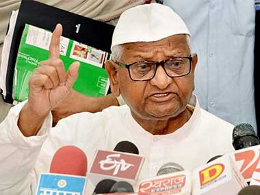 Centre was 'forced' to appoint Lokpal under pressure of Supreme Court, people's movement, says Anna Hazare