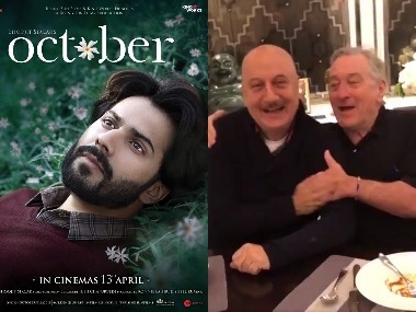 New stills from Varun Dhawan's October; Robert De Niro throws Anupam Kher a birthday bash: Social Media Stalkers' Guide New stills from Varun Dhawan's October; Robert De Niro throws Anupam Kher a birthday bash: Social Media Stalkers' Guide