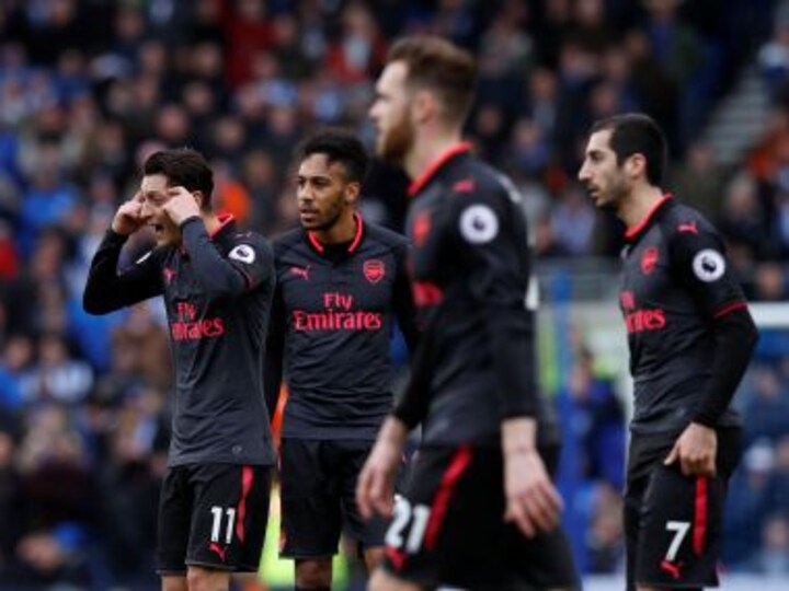 Premier League: Brighton and Hove Albion stun Arsenal to deepen Arsene Wenger's woes