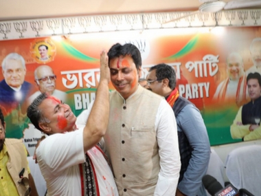 Tripura BJP chief Biplab Kumar Deb says he is ready to take up CM's responsibility as party scores win in state Tripura BJP chief Biplab Kumar Deb says he is ready to take up CM's responsibility as party scores win in state