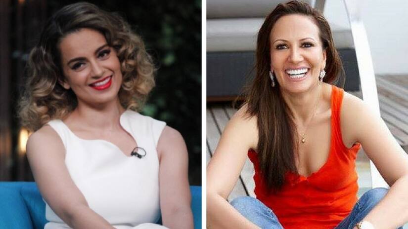 Kangana Ranaut (left); Ayesha Shroff (right). Facebook