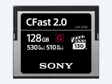 Sony India's CFast memory cards are now available in 32, 64 and 128 GB capacities with prices starting from Rs 7,400 Sony India's CFast memory cards are now available in 32, 64 and 128 GB capacities with prices starting from Rs 7,400