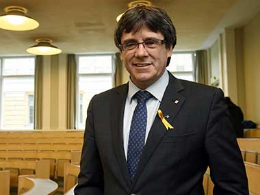Ex-Catalan leader Carles Puigdemont detained in Germany on international arrest warrant issued by Spain Ex-Catalan leader Carles Puigdemont detained in Germany on international arrest warrant issued by Spain