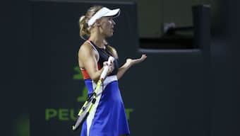 Istanbul Cup: Caroline Wozniacki retires mid-way during quarter-final due to abdominal injury