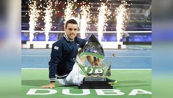 Dubai Tennis Championships: Roberto Bautista Agut beats Lucas Pouille in straight sets to win 2nd title of 2018