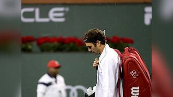 Indian Wells Masters: Rain halts Roger Federer's first-round match; Grigor Dimitrov stunned by Fernando Verdasco