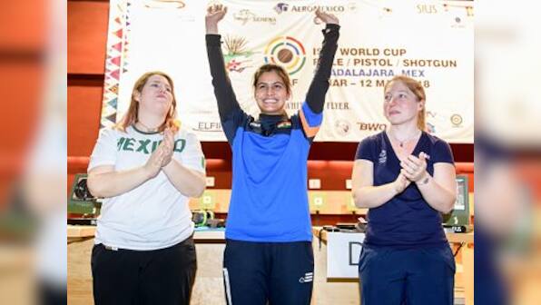 ISSF World Cup: 16-year-old Manu Bhaker wins 10m Air Pistol gold; Ravi Kumar claims bronze in 10m Air Rifle