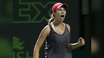 Miami Open: Qualifier Danielle Collins downs idol Venus Williams to set up semi-final clash with Jelena Ostapenko
