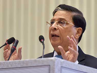 CJI Dipak Misra says judiciary won't succumb to opposing voices, asks for reforms instead of attacks on system CJI Dipak Misra says judiciary won't succumb to opposing voices, asks for reforms instead of attacks on system