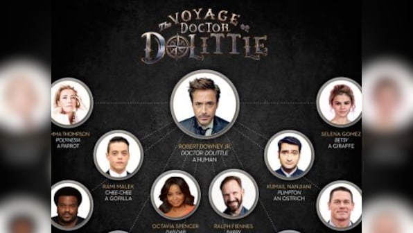 Robert Downey Jr reveals star-studded cast of upcoming film The Voyage of Doctor Dolittle