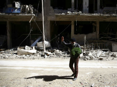 Syria’s war-torn Ghouta receives first aid, but government confiscates medical supplies even as death toll crosses 700 Syria’s war-torn Ghouta receives first aid, but government confiscates medical supplies even as death toll crosses 700
