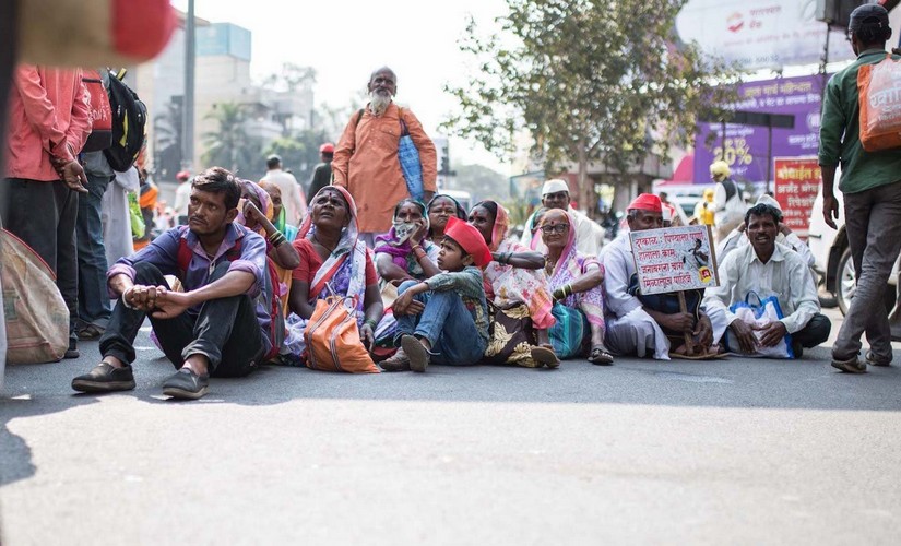 Farmers march on Mumbai to highlight their demands, which the government has repeatedly ignored. Image courtesy: PARI