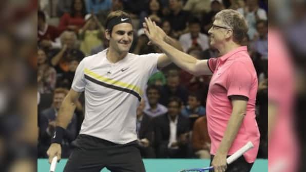 Roger Federer teams up with Bill Gates for exhibition match, raises $2.5 million to support African children's education
