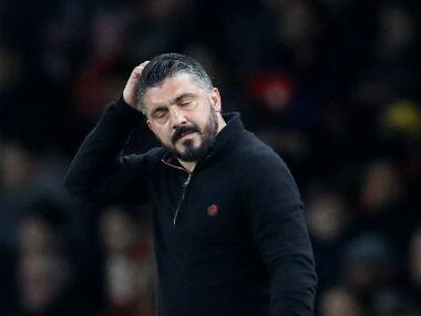 Serie A: AC Milan boss Gennaro Gattuso says he's more upset by Franck Kessie-Lucas Biglia bust-up than derby defeat