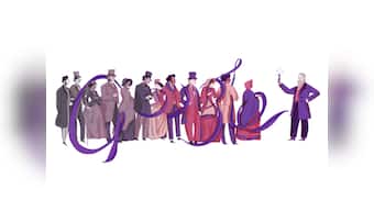 Google Doodle celebrates the 180th birthday of Sir William Henry Perkin who accidentally invented the first synthetic dye
