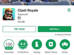 Apps para Android de Supercell no Google Play