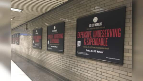 Anti-H1B posters in Bay Area BART trains product of 'year-long' strategy, confirms ad buyer