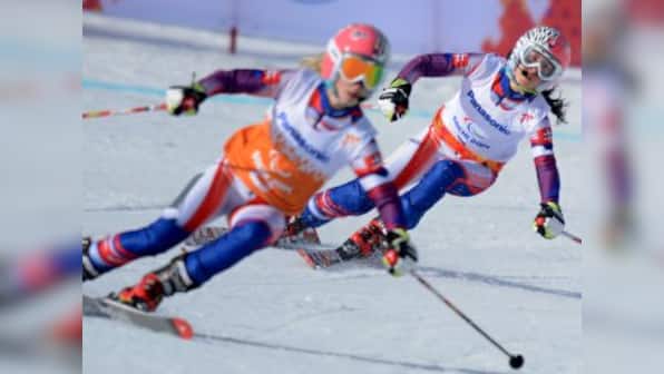 Winter Paralympics 2018's first gold medal claimed by visually impaired downhill skiier Henrieta Farkasova