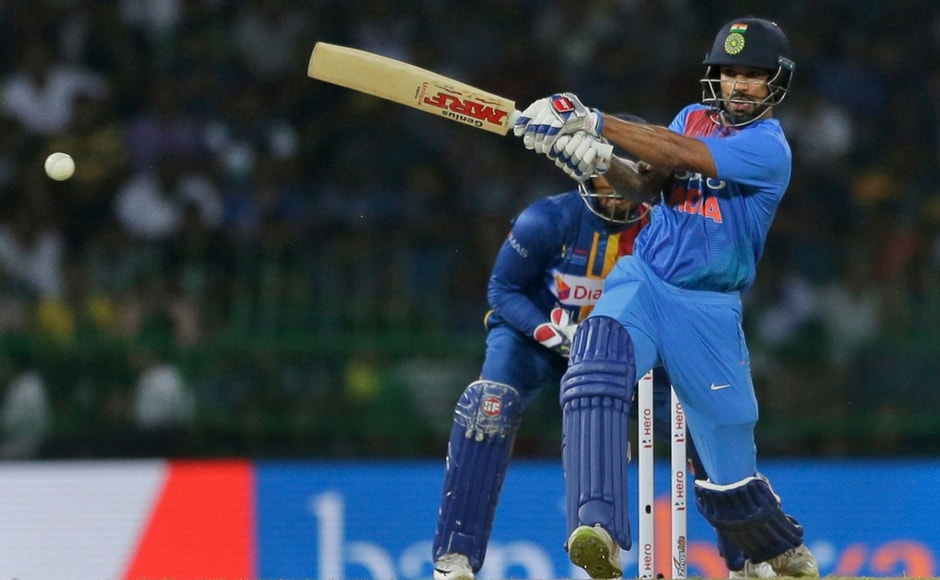 Shikhar Dhawan was the standout batsman as he scored a strokeful 90 that saw him hit some powerful blows all over the ground. AP Shikhar Dhawan was the standout batsman as he scored a strokeful 90 that saw him hit some powerful blows all over the ground. AP